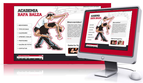 Web corporativa Academia Balza